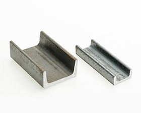 Aluminium coulisse u egal et inégal