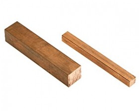cuivre barre carree 