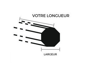 barre pleine hexagonale